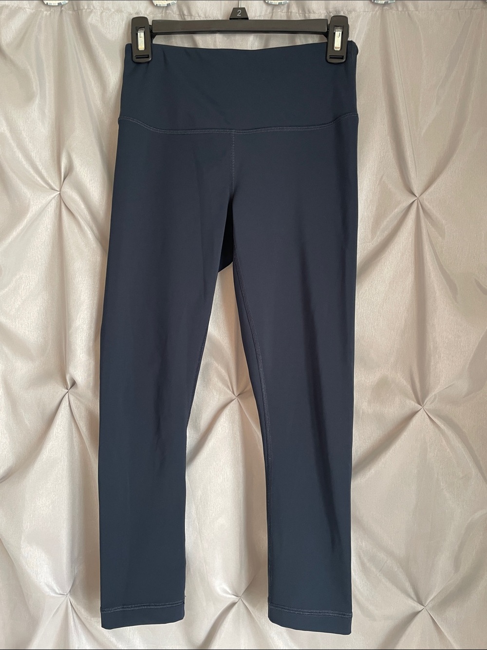 90 Degree By Reflex Navy Blue High-Rise Performance Leggings